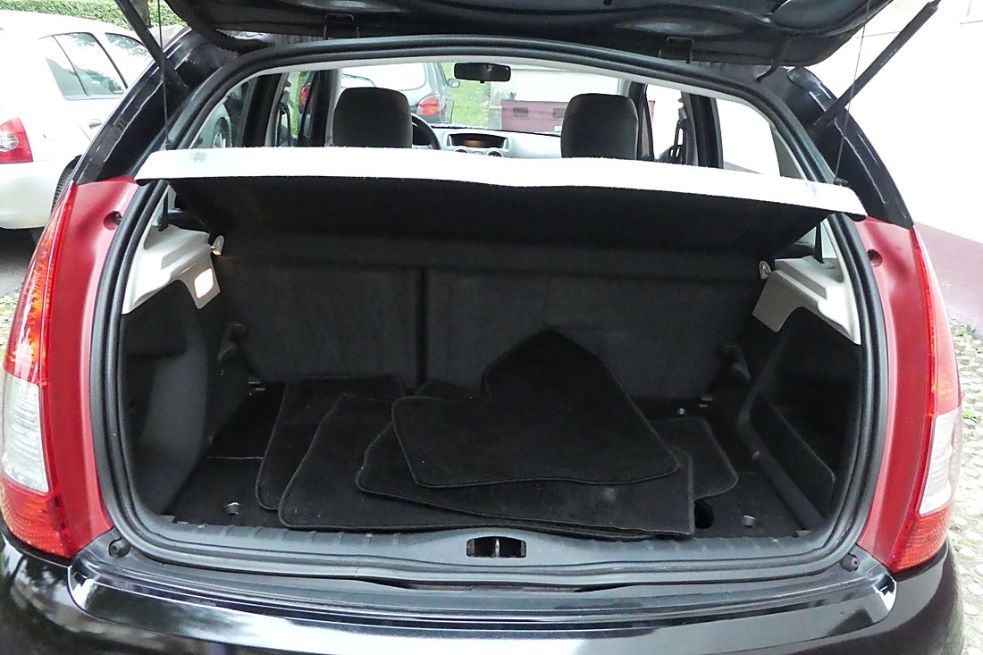 Coffre d'une Citroën C3